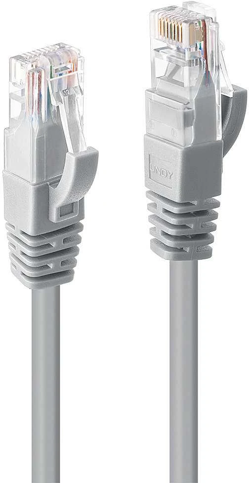 Tinklo Kabelis - LINDY Cat.6 U/UTP Tinklo Kabelis, RJ45, M/M, 250MHz, 20 m, Pilkas