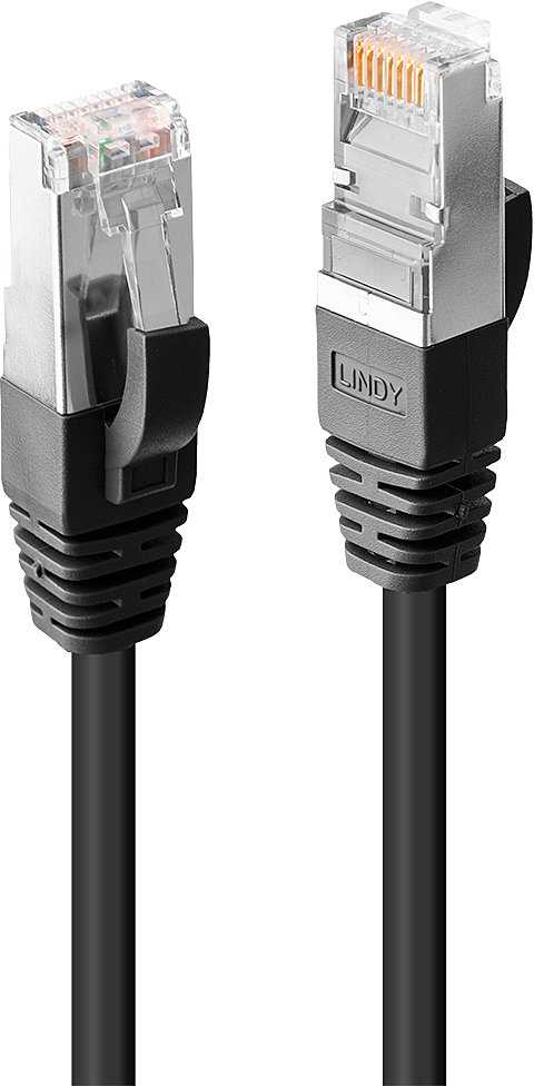 Tinklo Kabelis - LINDY Cat.6 S/FTP LSZH Tinklo Kabelis, RJ45, M/M, 250MHz, 26AWG, 0.5 m, Juodas