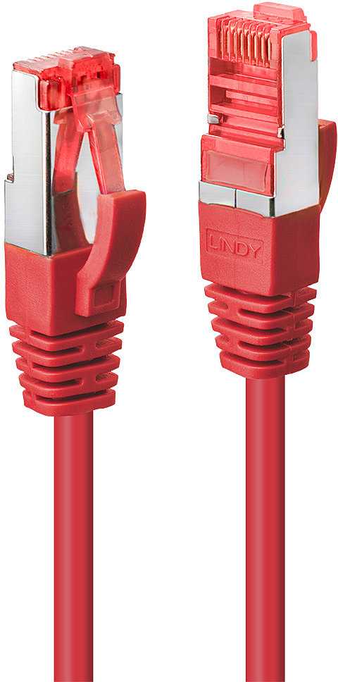 Tinklo Kabelis - LINDY Cat.6 S/FTP Tinklo Kabelis, RJ45, M/M, 250MHz, 27AWG, 10 m, Raudonas
