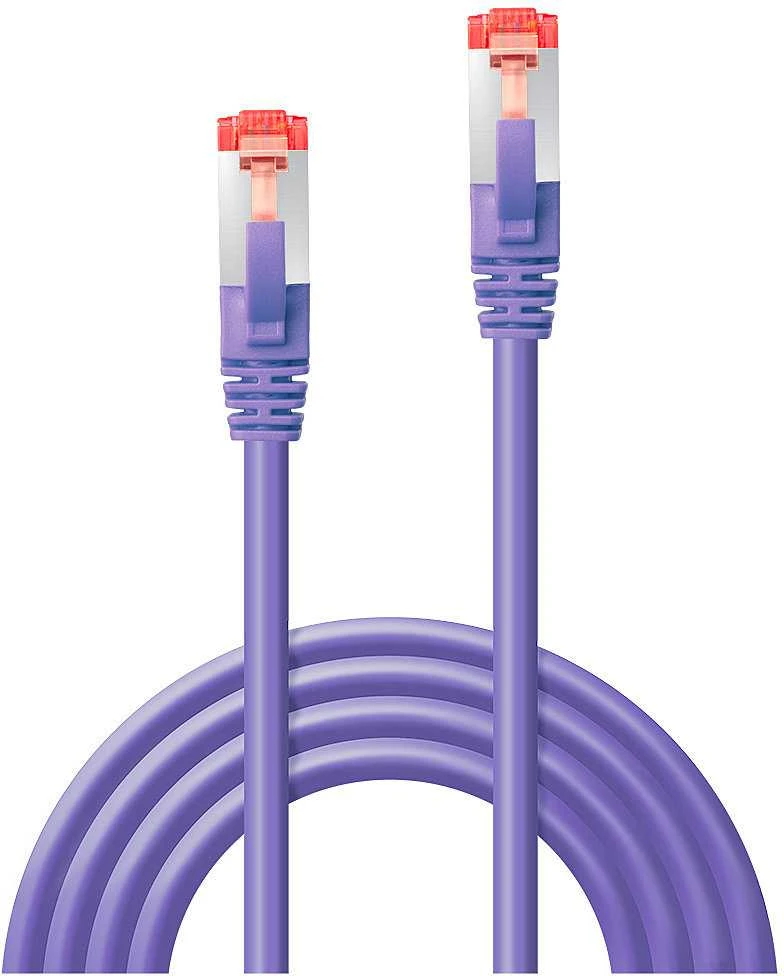 Tinklo Kabelis - LINDY Cat.6 S/FTP Tinklo Kabelis, RJ45, M/M, 250MHz, 27AWG, 1.5 m, Purpurinis