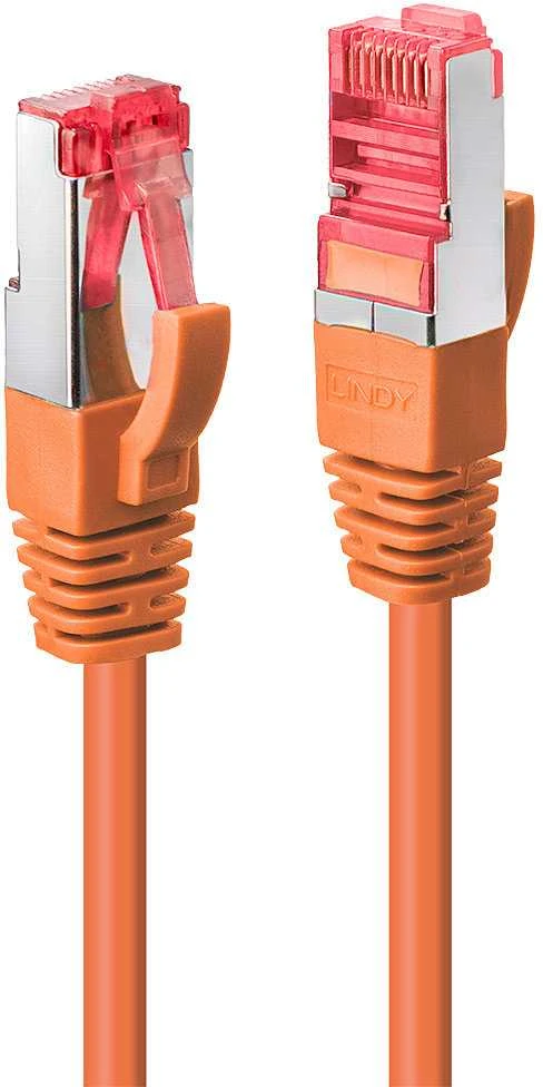 Tinklo Kabelis - LINDY Cat.6 S/FTP Tinklo Kabelis, RJ45, M/M, 250MHz, 27AWG, 15 m, Oranžinis
