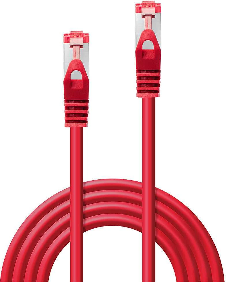 Tinklo Kabelis - LINDY Cat.6 S/FTP Tinklo Kabelis, RJ45, M/M, 250MHz, 28AWG, 1.5 m, Raudonas