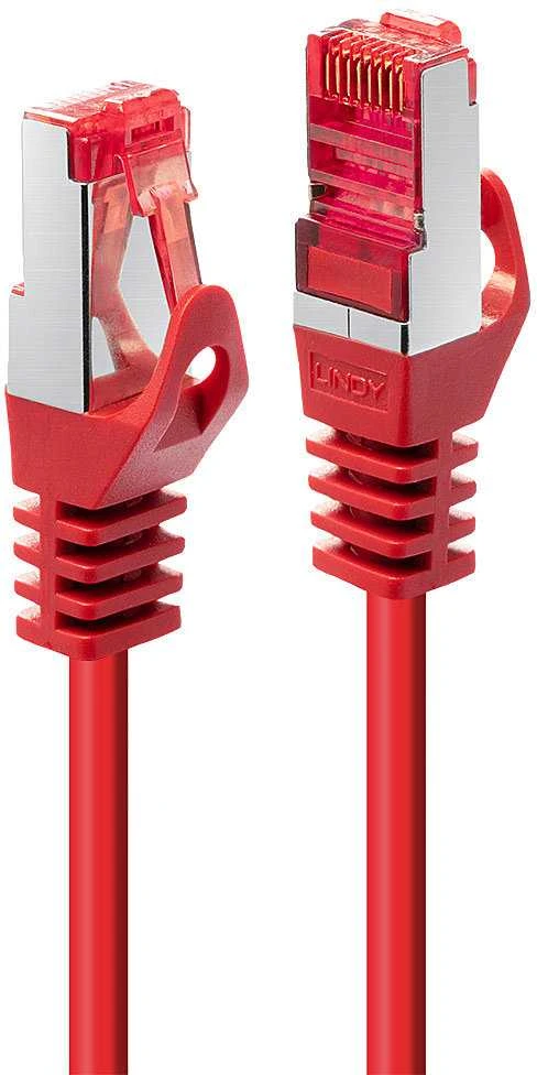 Tinklo Kabelis - LINDY Cat.6 S/FTP Tinklo Kabelis, RJ45, M/M, 250MHz, 28AWG, 1.5 m, Raudonas