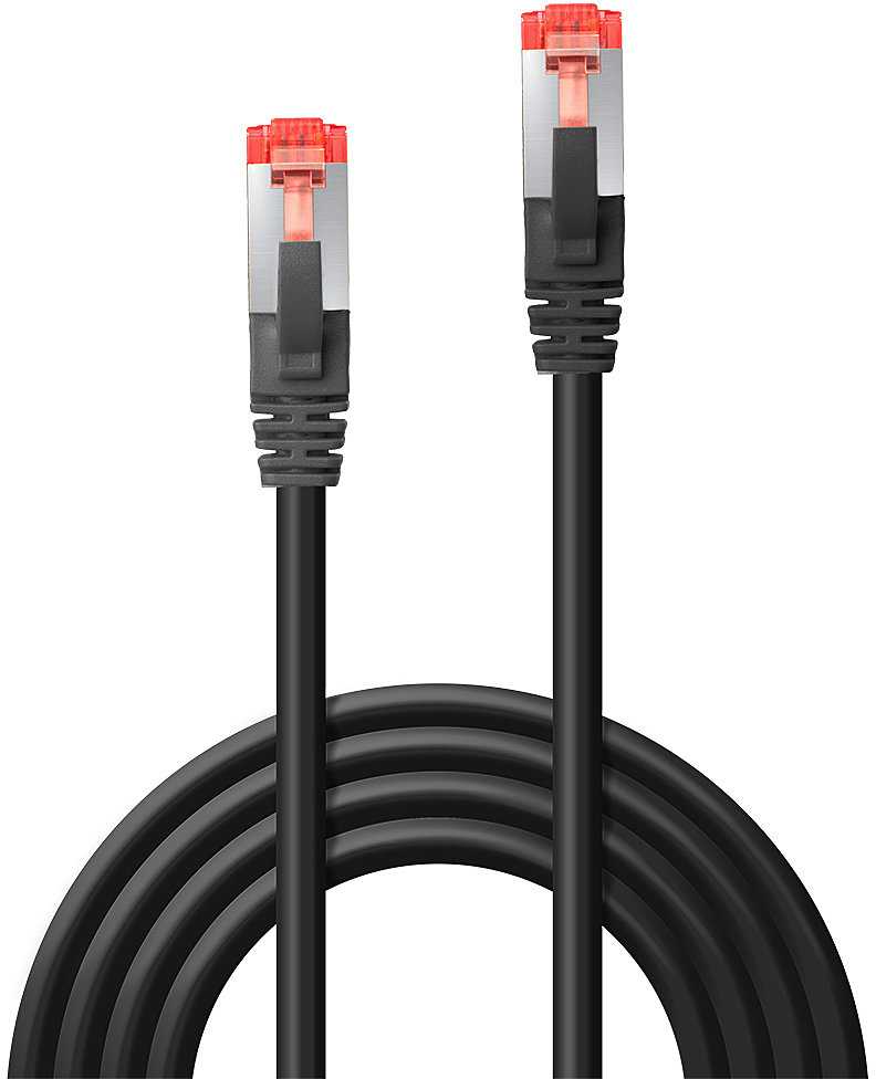 Tinklo Kabelis - LINDY Cat.6 S/FTP Tinklo Kabelis, RJ45, M/M, 250MHz, 27AWG, 15 m, Juodas