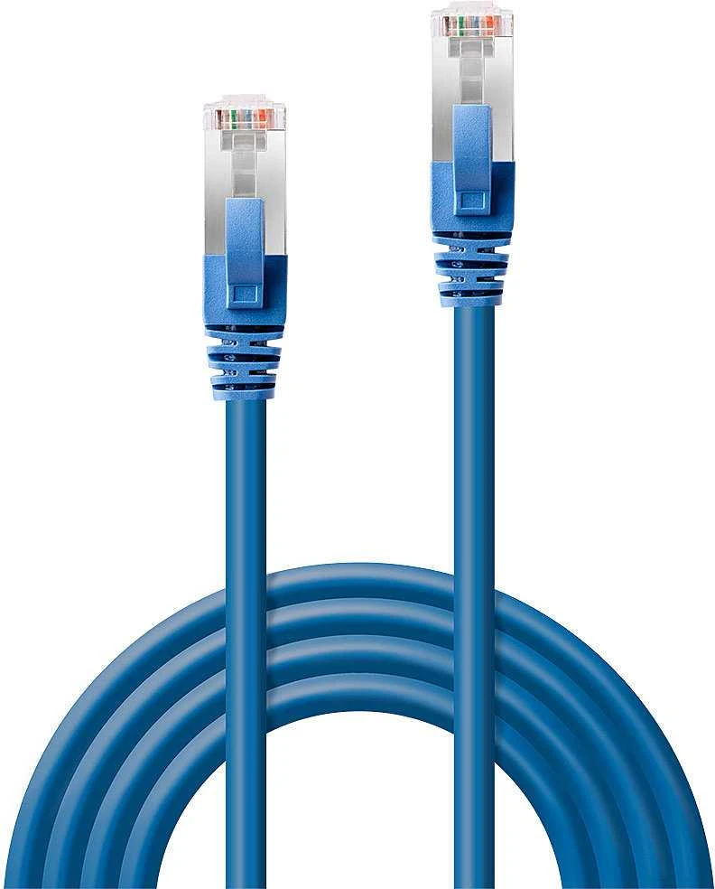 Tinklo Kabelis - LINDY Cat.6 S/FTP LSZH Tinklo Kabelis, RJ45, M/M, 250MHz, 26AWG, 2 m, Mėlynas