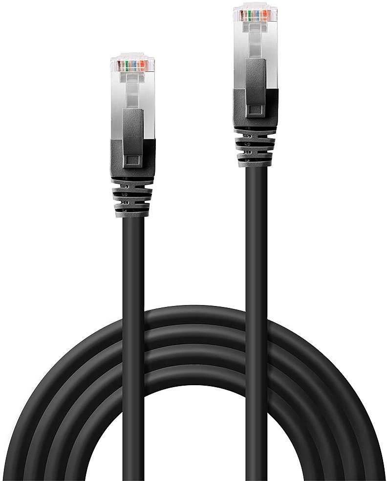 Tinklo Kabelis - LINDY Cat.6 S/FTP LSZH Tinklo Kabelis, RJ45, M/M, 250MHz, 26AWG, 10 m, Juodas