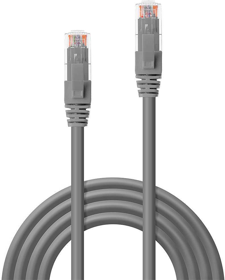 Tinklo Kabelis - LINDY Cat.6 U/UTP LSZH Tinklo Kabelis, RJ45, M/M, 250MHz, 26AWG, 10 m, Pilkas