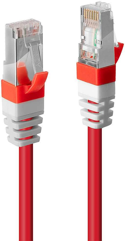 Tinklo Kabelis - LINDY Cat.6A S/FTP LSZH Tinklo Kabelis, RJ45, M/M, 500MHz, 26AWG, 10 m, Raudonas