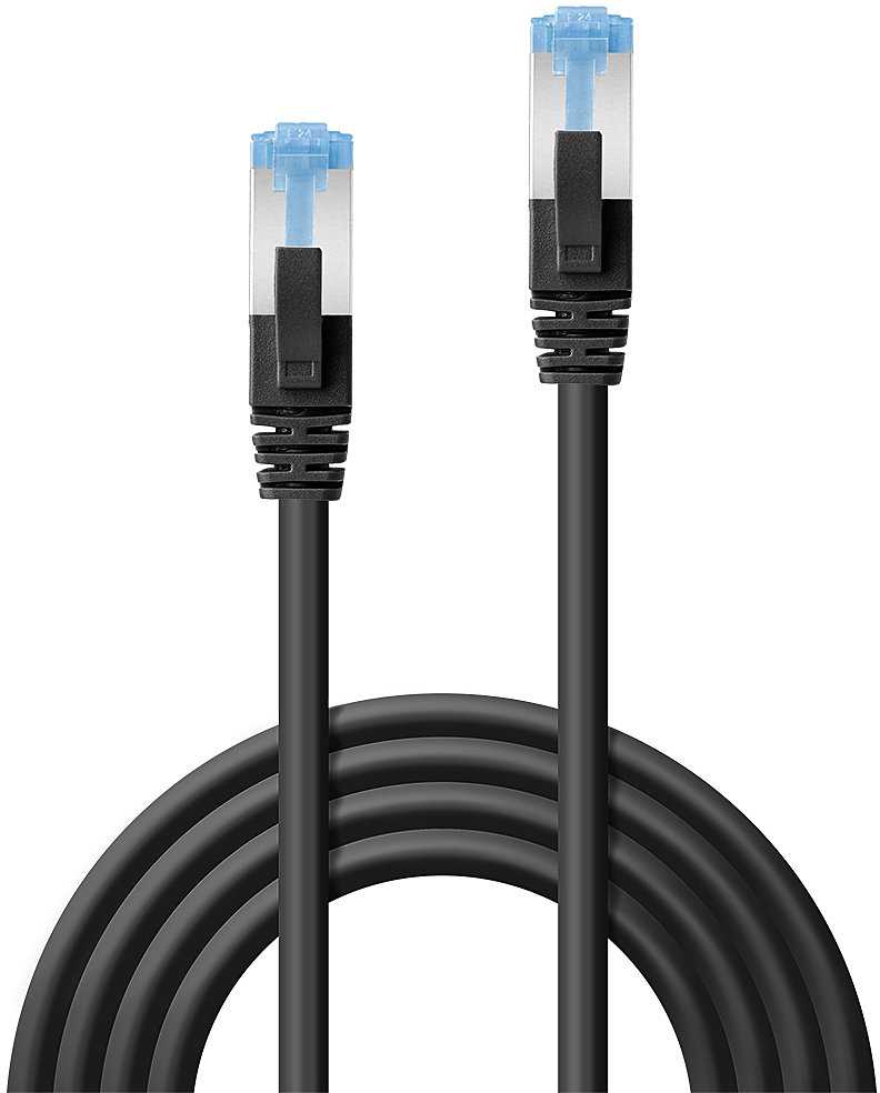 Tinklo Kabelis - LINDY Cat.6A S/FTP LSZH Tinklo Kabelis, RJ45, M/M, 500MHz, 30 m, Juodas