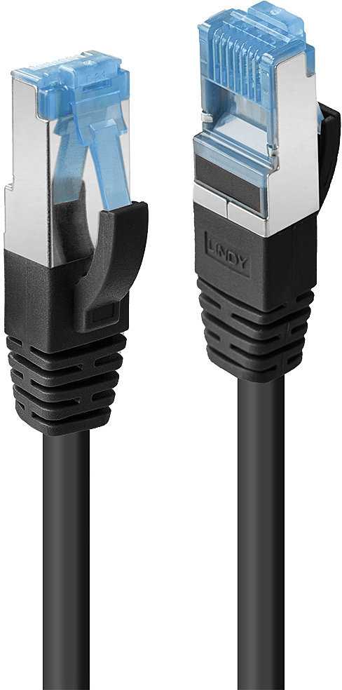 Tinklo Kabelis - LINDY Cat.6A S/FTP LSZH Tinklo Kabelis, RJ45, M/M, 500MHz, 30 m, Juodas