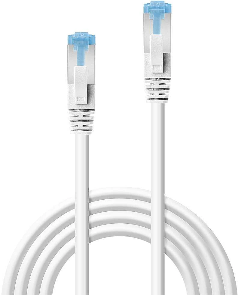 Tinklo Kabelis - LINDY Cat.6A S/FTP LSZH Tinklo Kabelis, RJ45, M/M, 500MHz, 28AWG, 5 m, Baltas