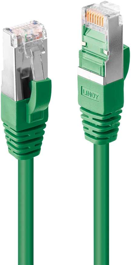 Tinklo Kabelis - LINDY Cat.6A S/FTP LSZH Tinklo Kabelis, RJ45, M/M, 500MHz, 7.5 m, Žalias