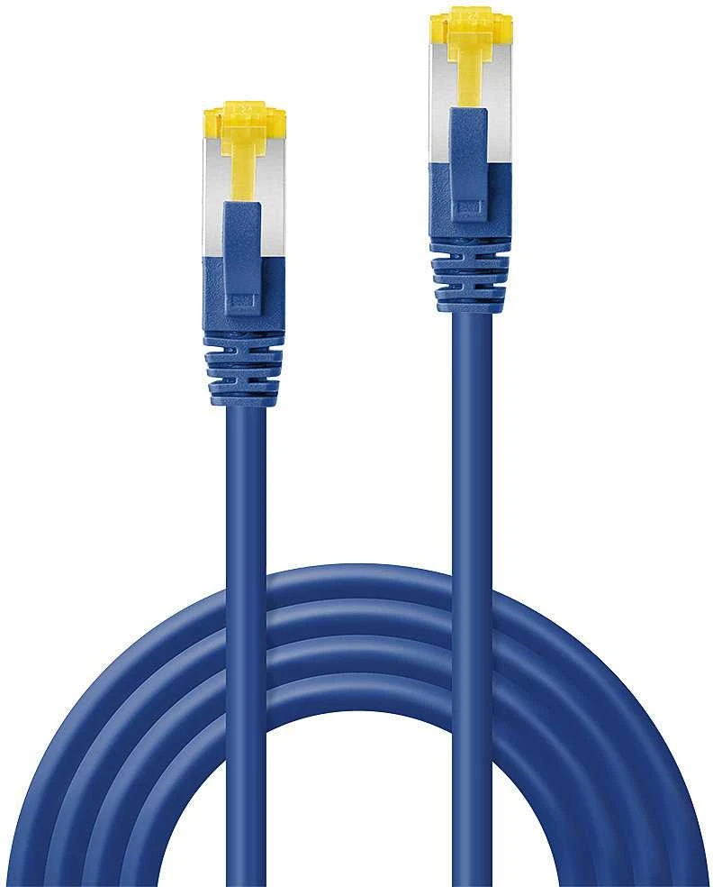 Tinklo Kabelis - LINDY RJ45 S/FTP LSZH Tinklo Kabelis, Cat.6A Kištukas, Cat.7 Neapdirbtas Kabelis, 10 m, Mėlynas