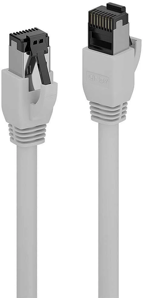 Tinklo Kabelis - LINDY Cat.8.1 S/FTP LSZH Tinklo Kabelis, RJ45, M/M, 2000MHz, 26AWG, 0.5 m, Pilkas