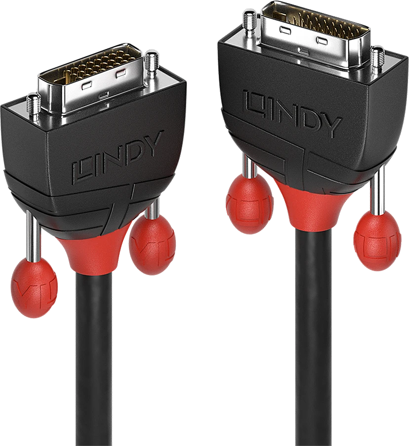 Lindy Vaizdo Laidas - DVI-D Dual Link 5m M/M 2560x1600 60Hz Juodas