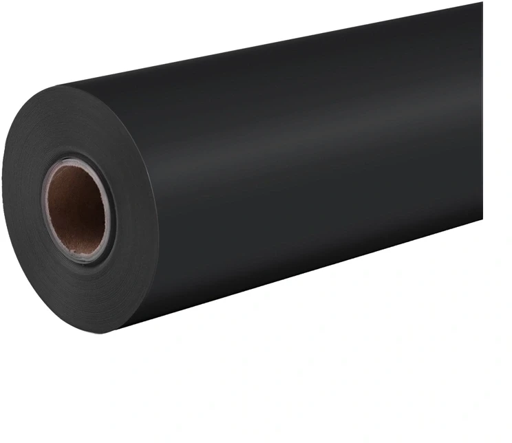 HTVRONT Matte Self-Adhesive Film, 30.5 cm x 180 cm (juodas)