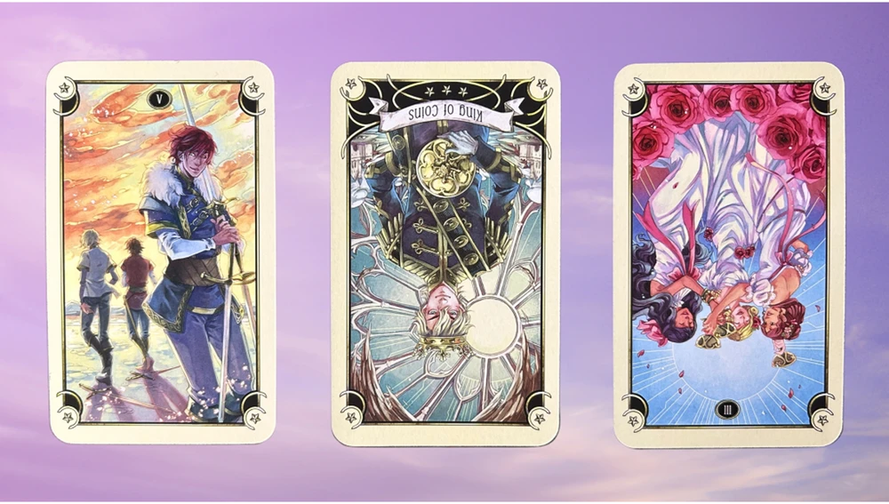Llewellyn Mystical Manga Tarot Mini Kortos
