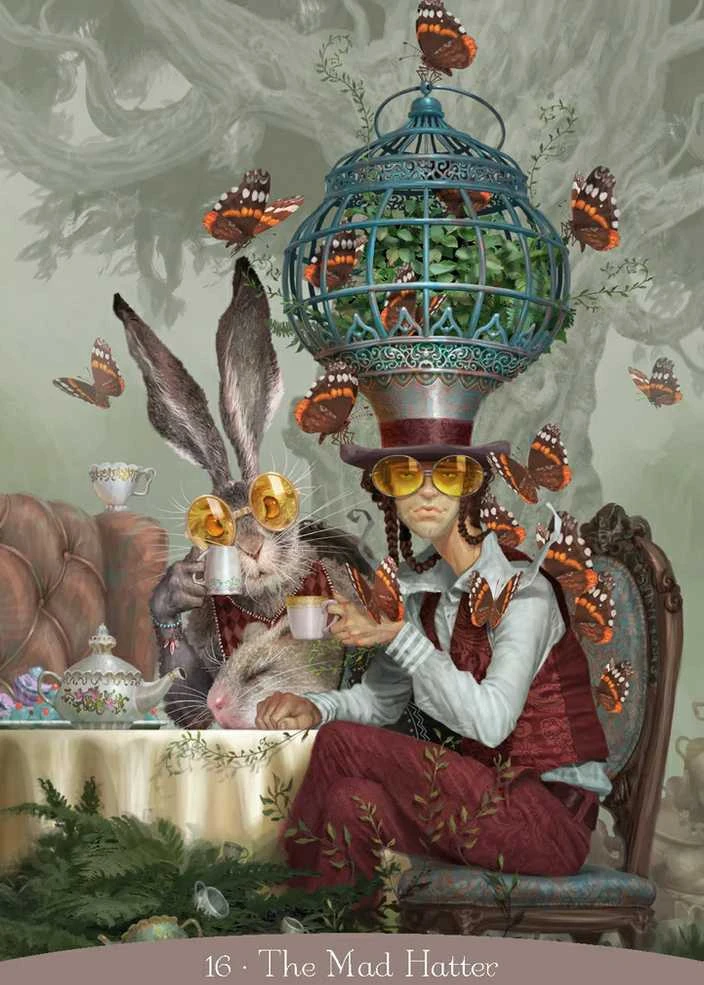 Lo Scarabeo Alice In Wonderland Oracle Kortos