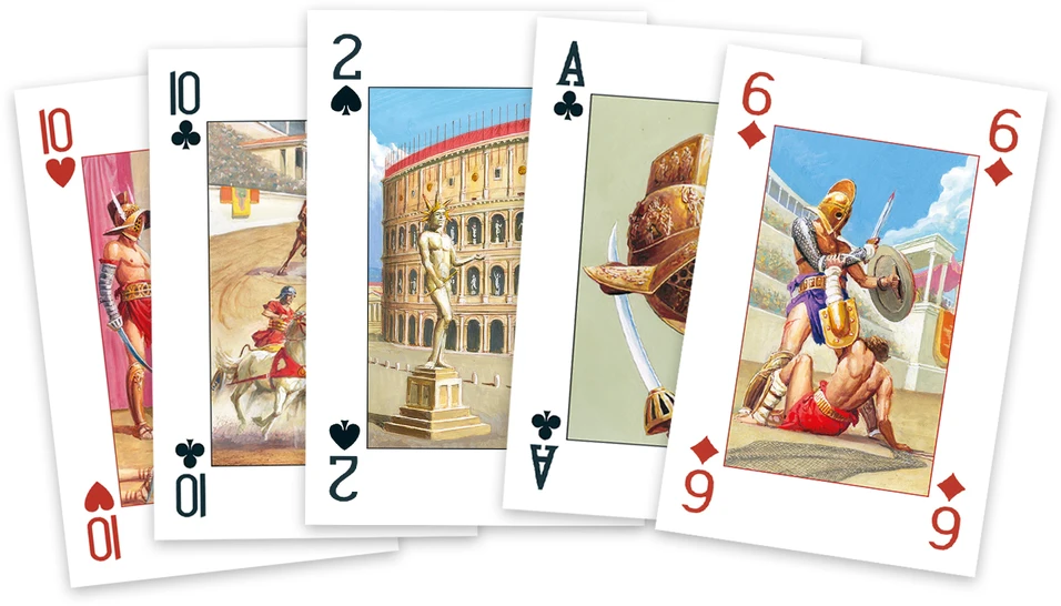 Lo Scarabeo Colosseum Žaidimo Kortos