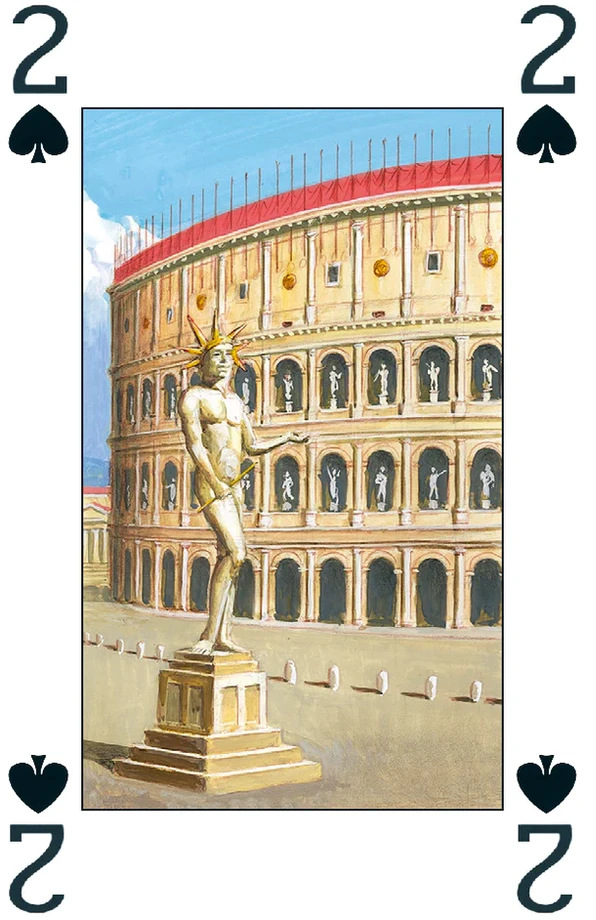 Lo Scarabeo Colosseum Žaidimo Kortos Dvi Kaladės