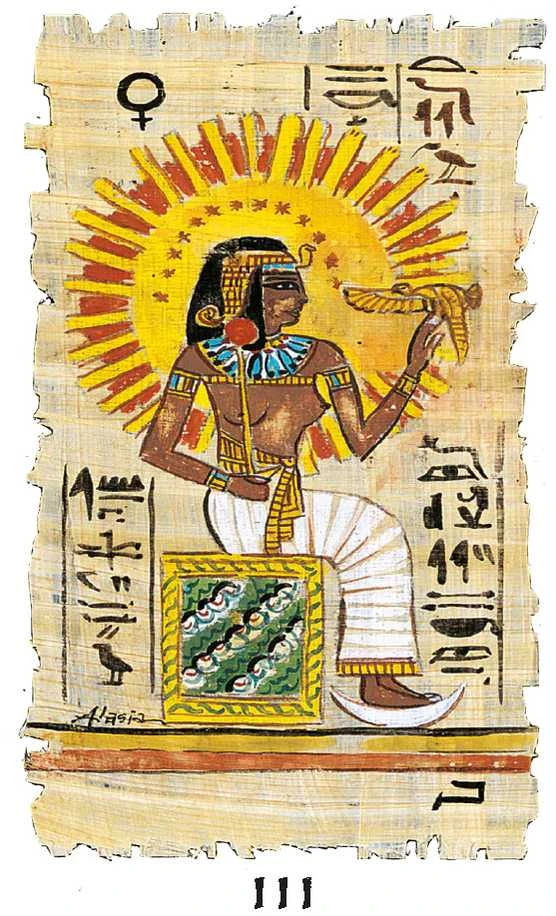 Lo Scarabeo Egyptian Tarot Mini (new Edition) Taro Kortos