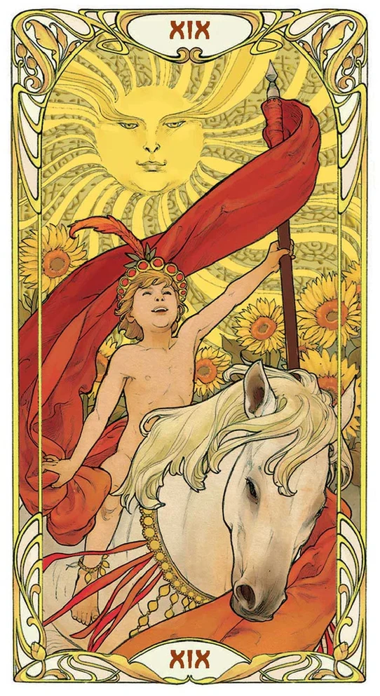 Lo Scarabeo Golden Art Nouveau Tarot Grand Trumps Kortos