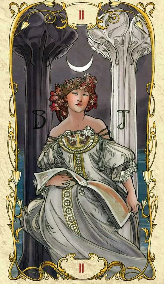 Lo Scarabeo Mucha Tarot Kortos