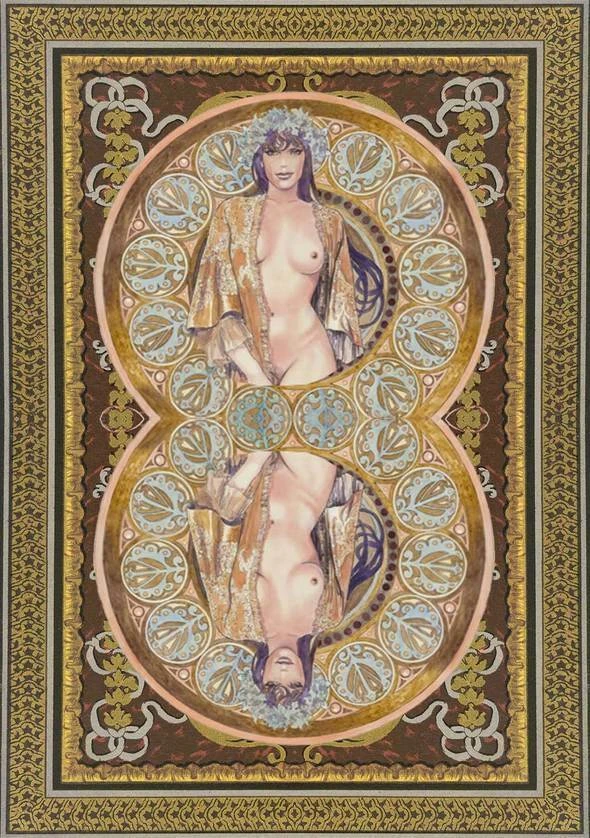 Lo Scarabeo Oracle Kortos - Manara Erotinės Oracle 35 Kortų 8.8 x 12.5 cm Pagaminta Italijoje