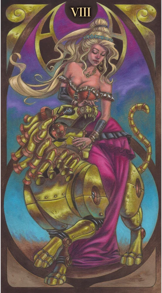 Lo Scarabeo Steampunk Art Nouveau Tarot Kortos