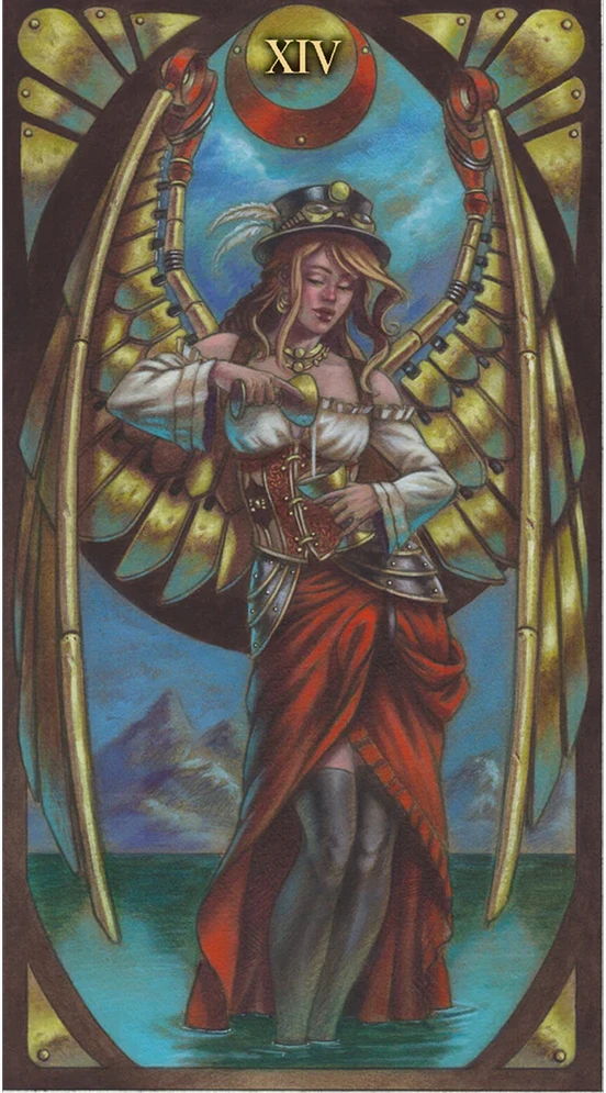Lo Scarabeo Steampunk Art Nouveau Tarot Kortos
