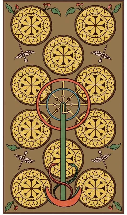 Lo Scarabeo Symbolic Tarot Of Wirth Mini - Kišeninio Dydžio Kortos