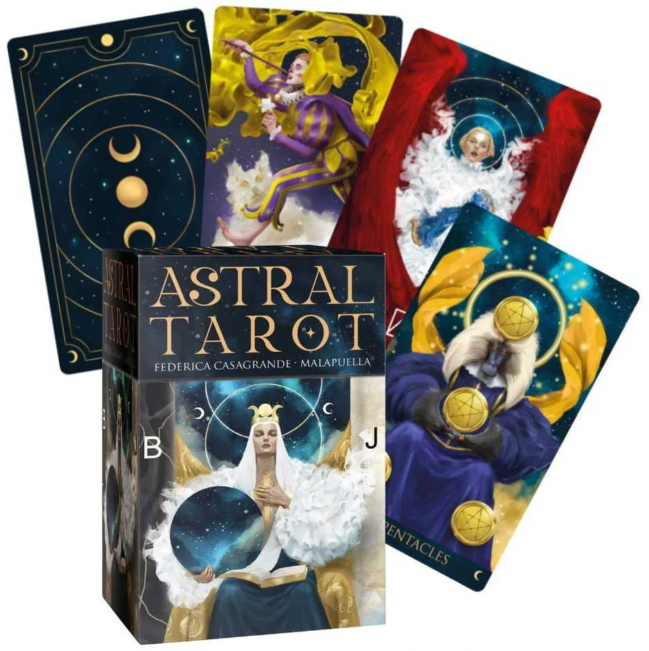 Lo Scarabeo Taro kortos ASTRAL TAROT CARDS