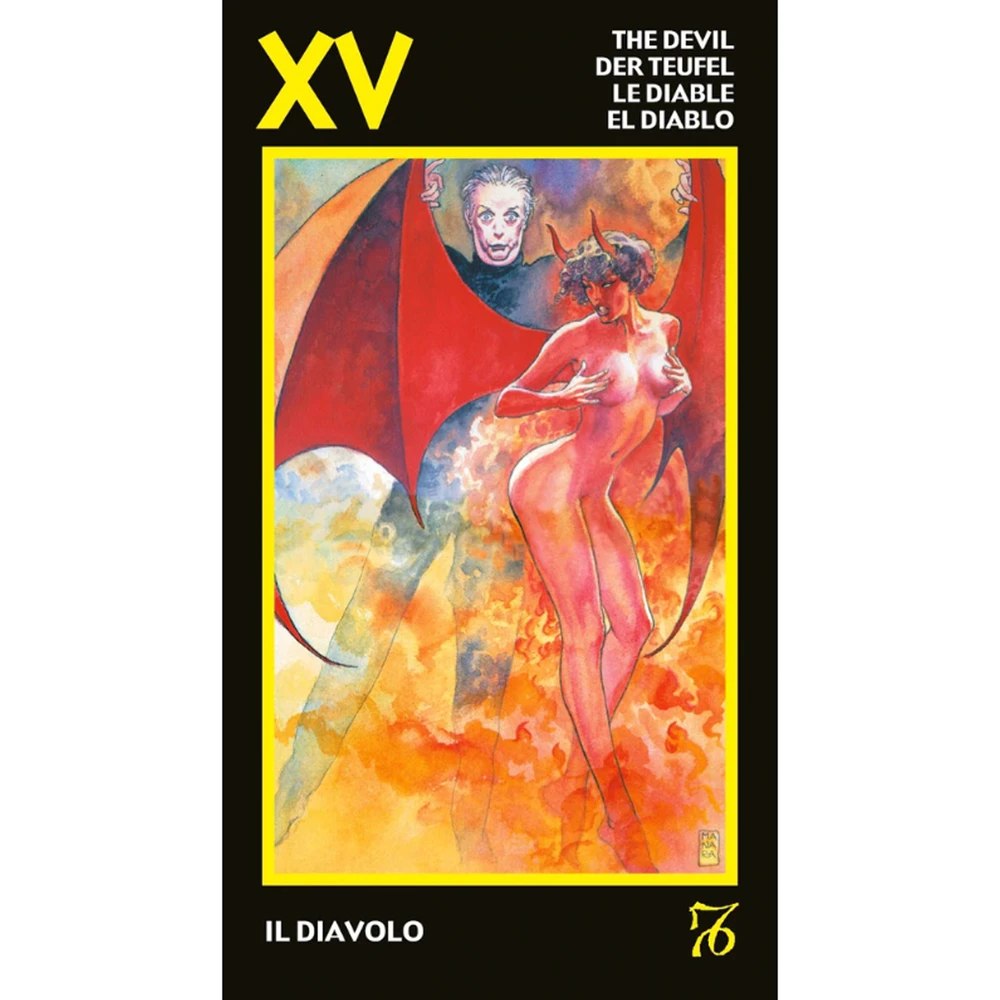 Lo Scarabeo Manara Erotic Mini Tarot kortos