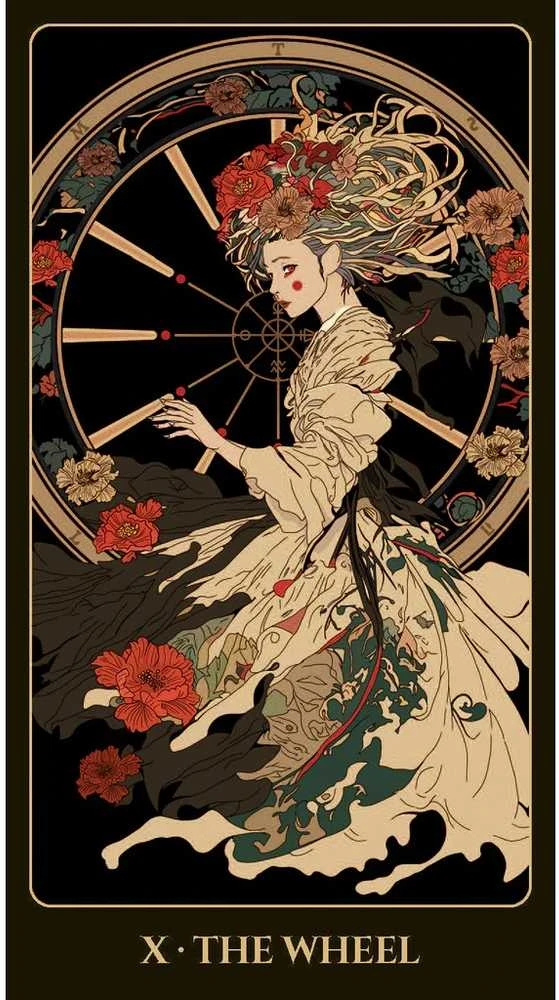 Lo Scarabeo Ukiyoe taro kortos – įkvėptos japonų meno, 78 kortų kaladė su knygele