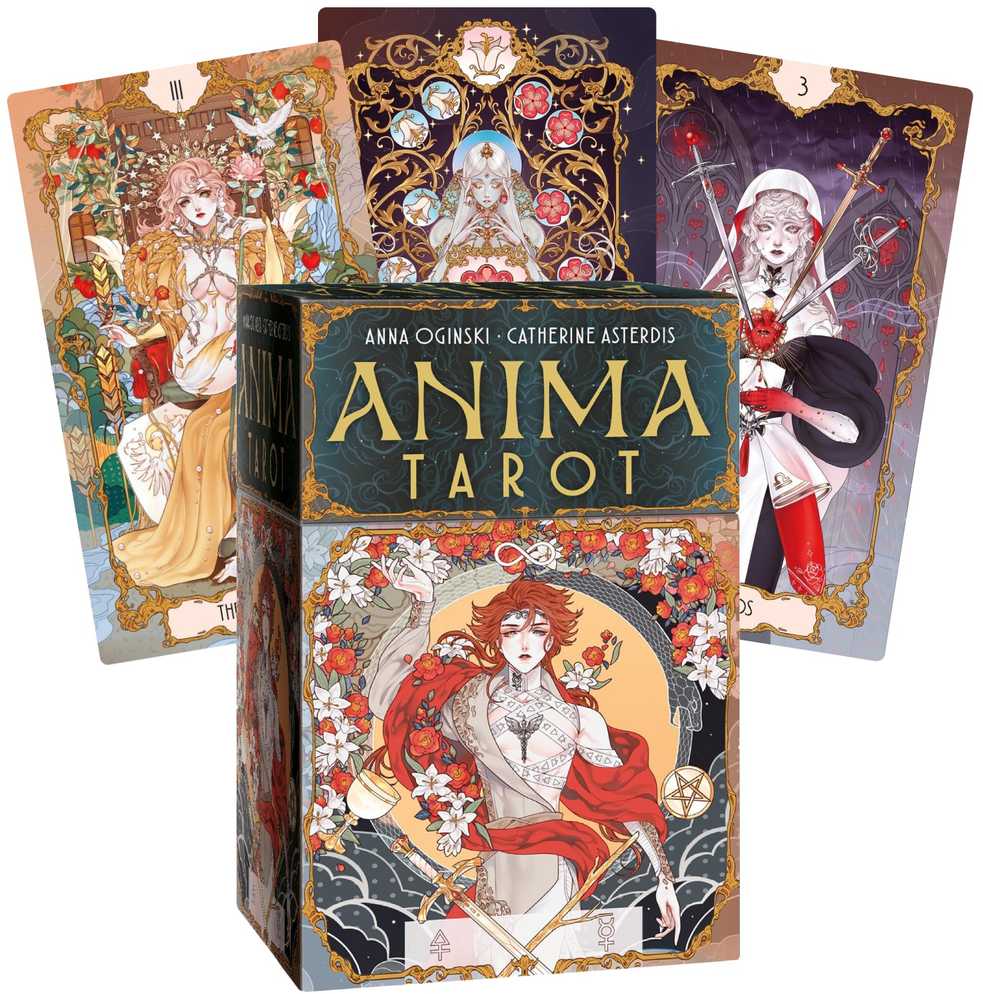 Lo Scarabeo Tarot Kortų Kaladė - Anima Tarot (Premium) 78 Kortos Su Instrukcijų Knyga Daugiafunkcinė Spalvinga