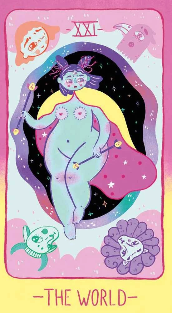 KNYGA Lo Scarabeo Taro kortų rinkinys - Pastel Prism Tarot 78 Kortos Su Instrukcijų Knygele 12.5x7.5x4.5 cm
