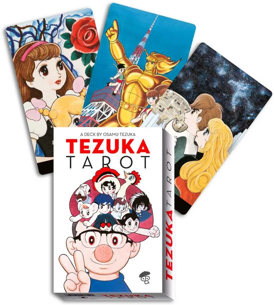 Osamu Tezuka Tarot rinkinys su knyga ir manga iliustracijomis – Lo Scarabeo