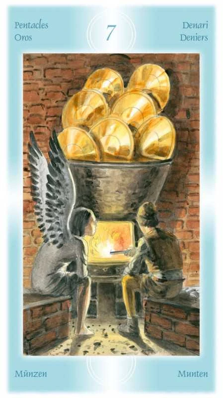 KNYGA Lo Scarabeo Tarot Of The Angels Kortos