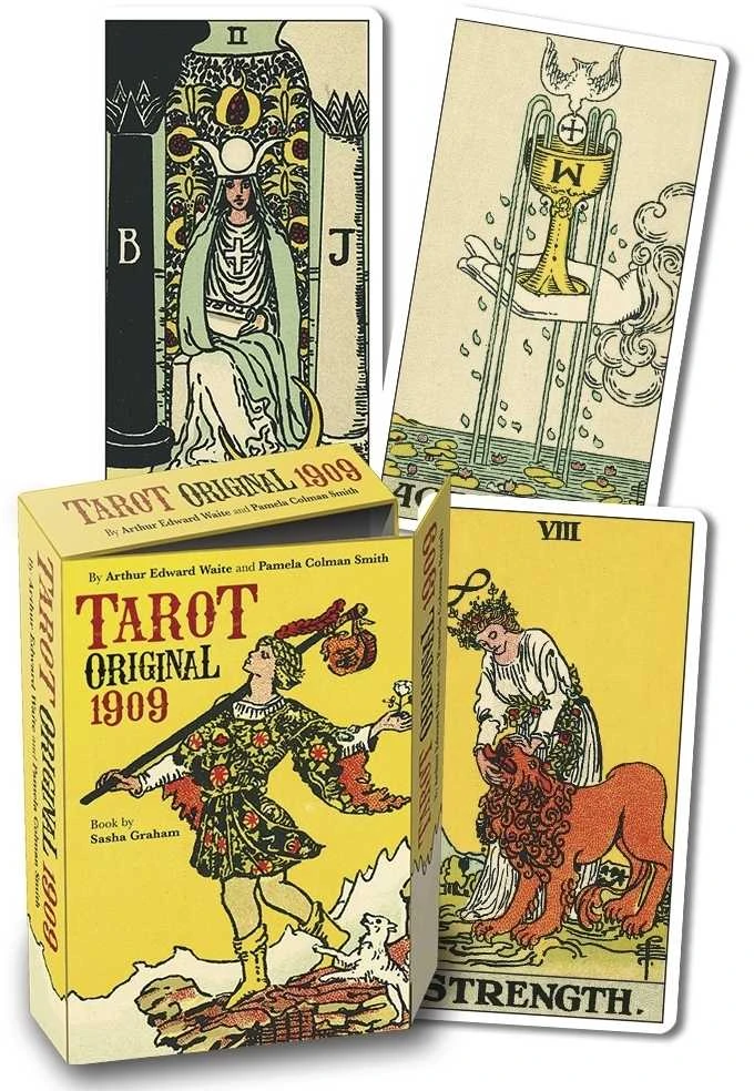 Lo Scarabeo Tarot Original 1909 Kit Kortos Ir Knyga