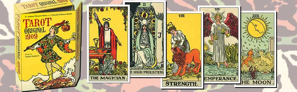 Lo Scarabeo Tarot Original 1909 Kit Kortos Ir Knyga