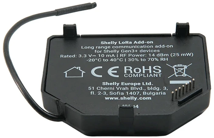 Shelly LoRa Add-on priedas relėms veikimui iki 5km 2vnt.