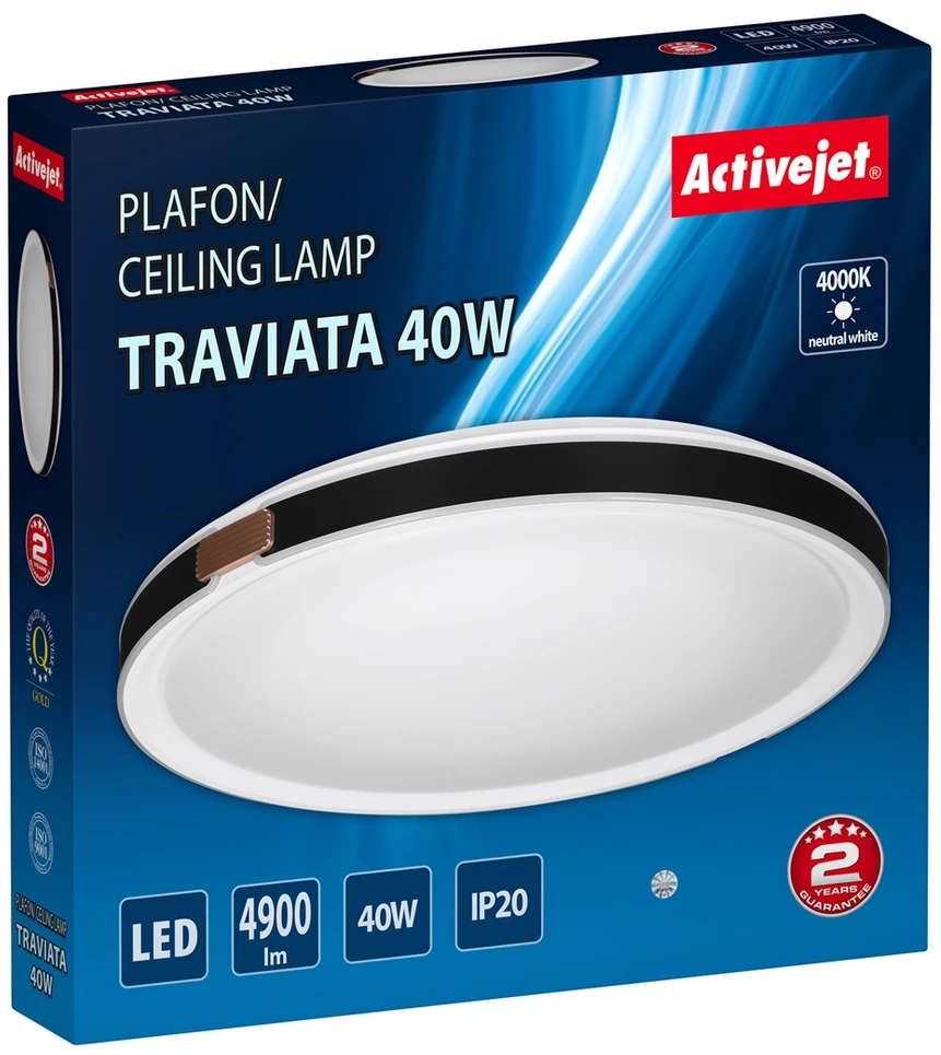Lubinis Šviestuvas - Activejet Aje-Traviata 40W