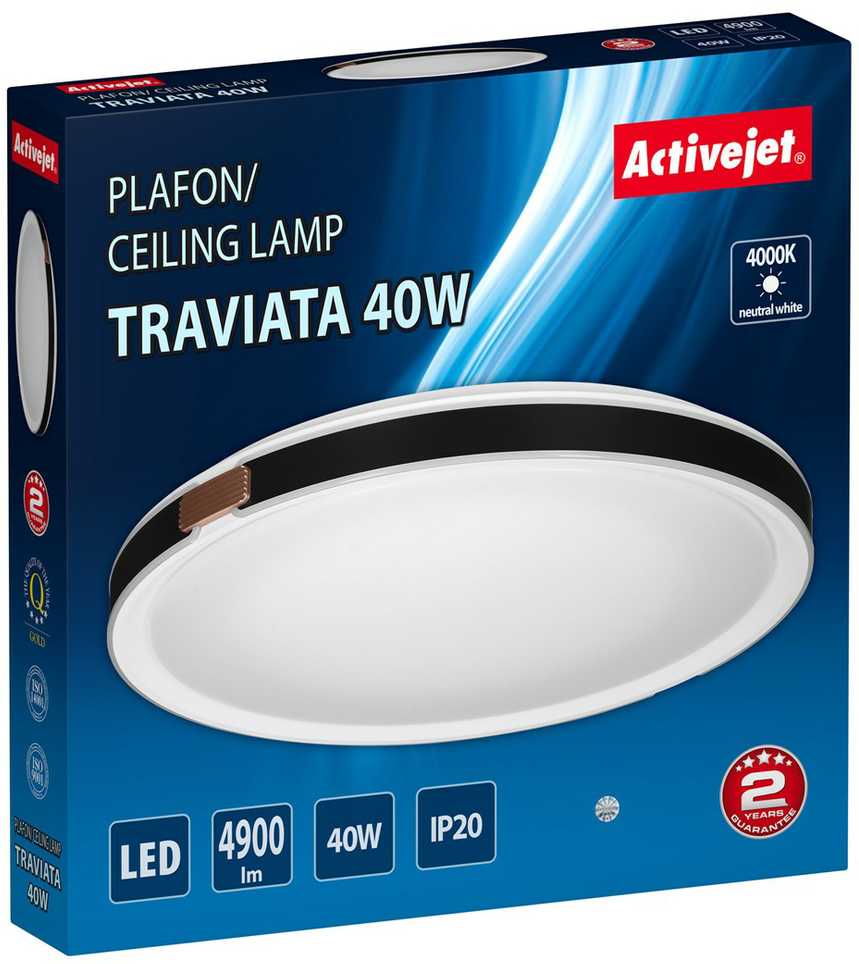 Lubinis Šviestuvas - Activejet Aje-Traviata 40W