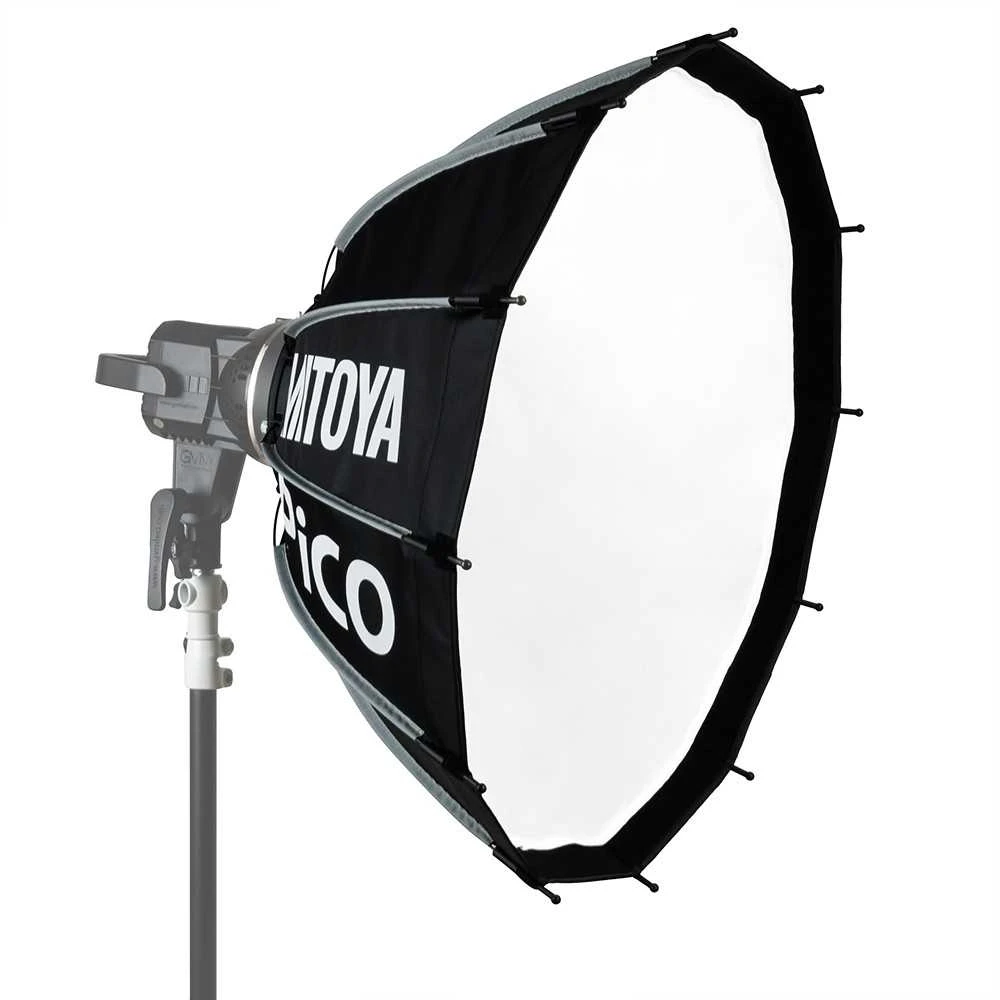 Lubinis šviestuvas Apšvietimo Įranga - MITOYA PICO Softbox 65cm BOWENS Adapteris su Tinklu