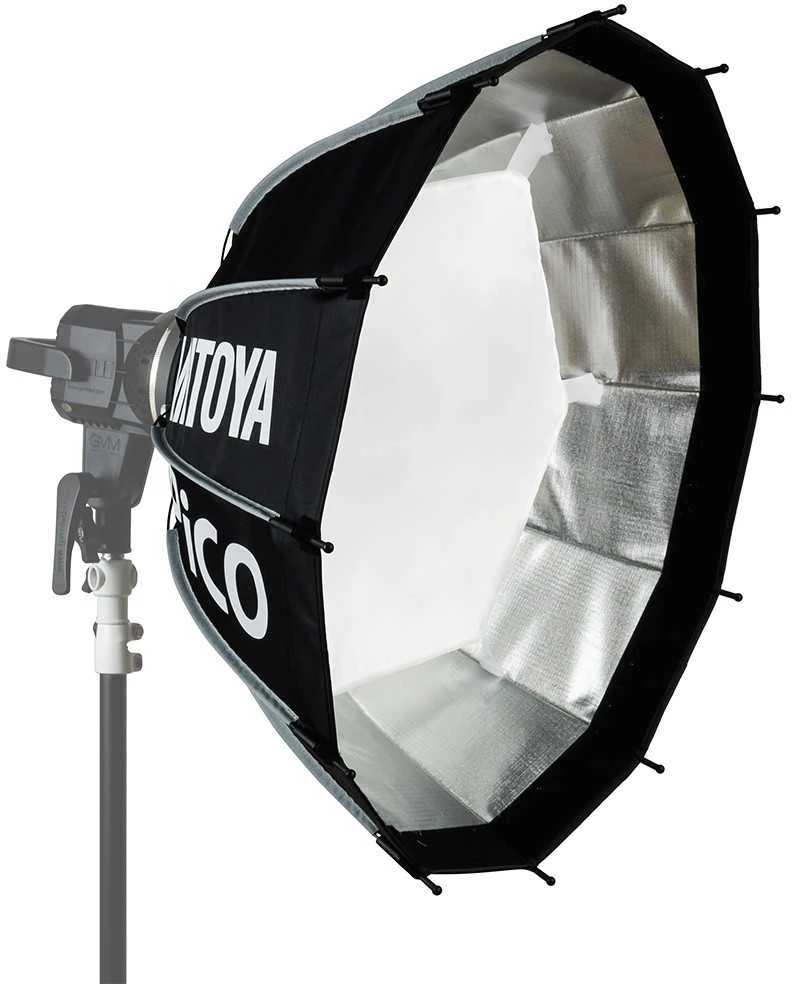 Lubinis šviestuvas Apšvietimo Įranga - MITOYA PICO Softbox 65cm BOWENS Adapteris su Tinklu