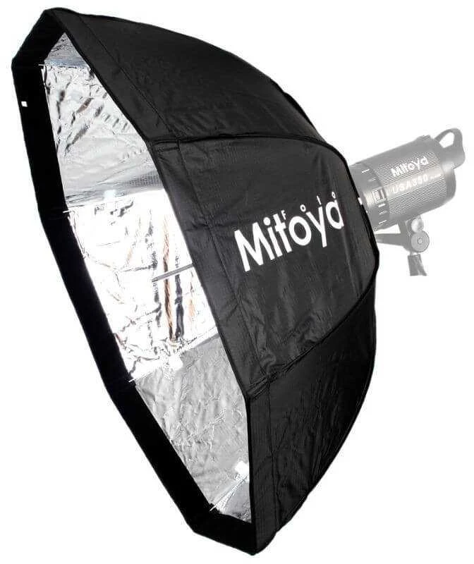 Lubinis šviestuvas Apšvietimo Įranga - MITOYA Softbox 120cm Bowens Mount Quick Assembly