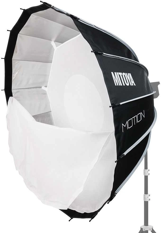 Lubinis šviestuvas Apšvietimo Įranga - MITOYA MOTION Softbox 120cm Montavimas