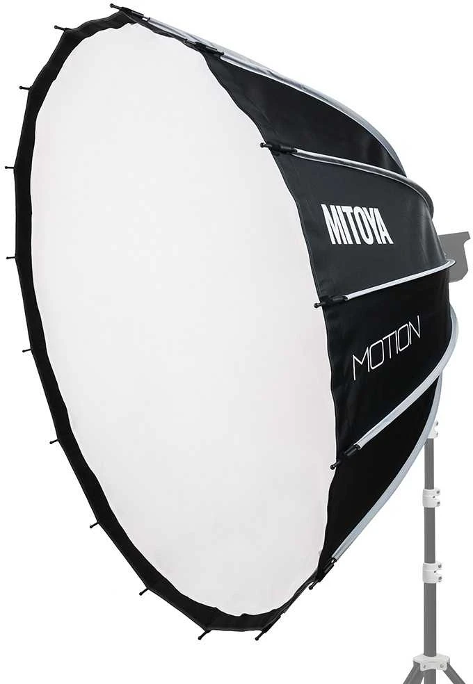 Lubinis šviestuvas Apšvietimo Įranga - MITOYA MOTION Softbox 120cm Montavimas