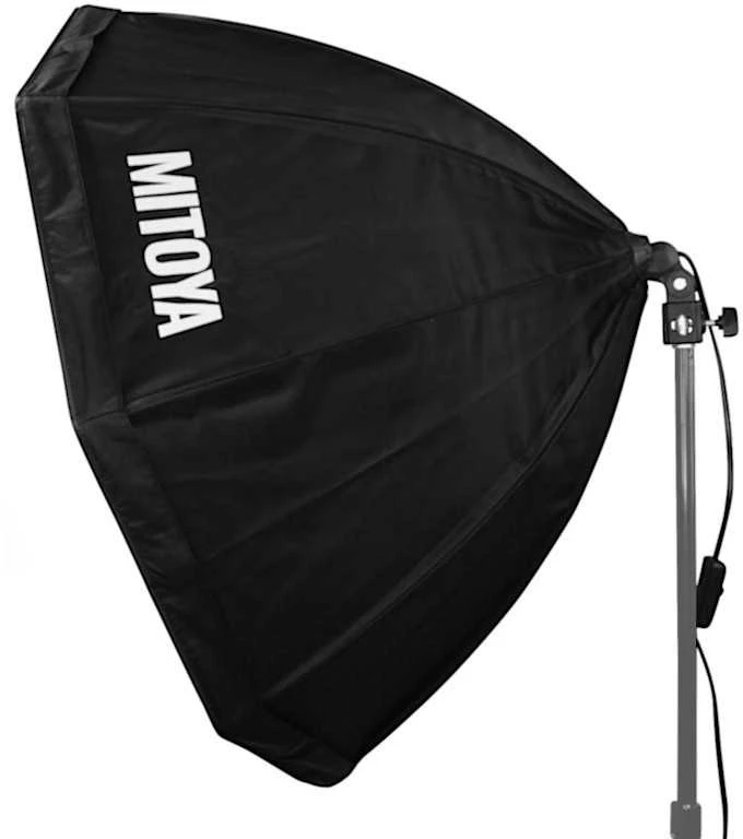 Lubinis šviestuvas Apšvietimo Įranga - MITOYA SIMPLE 90cm E27 Softbox su Atspindinčia Vidaus Dalis