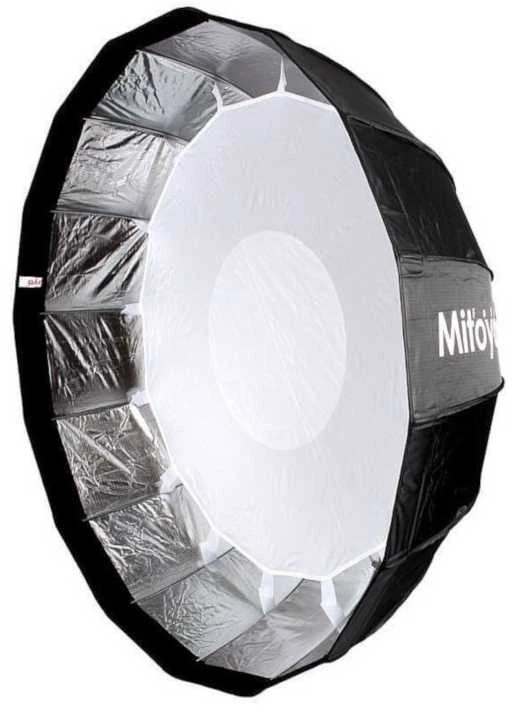 Lubinis šviestuvas Apšvietimo Modifikatorius - MITOYA SPEEDY Softbox 85cm BOWENS tvirtinimas su tinkleliu